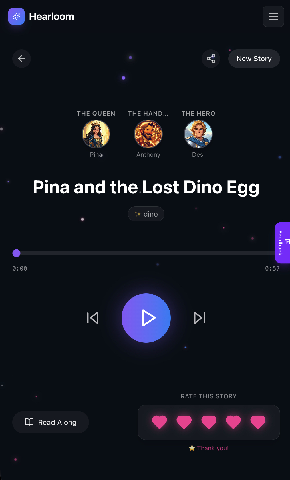 HearLoom Mobile Playback